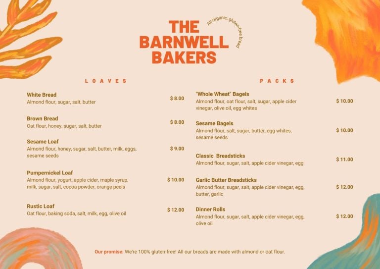 22 Best Bakery Menu Templates - Free And Premium - Best Bakery Menu Templates -
