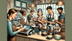 coffee shop employees