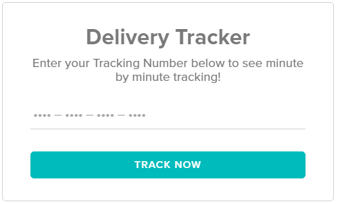 Roadie delivery tracking