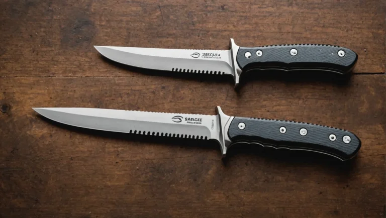What is a serrated knife