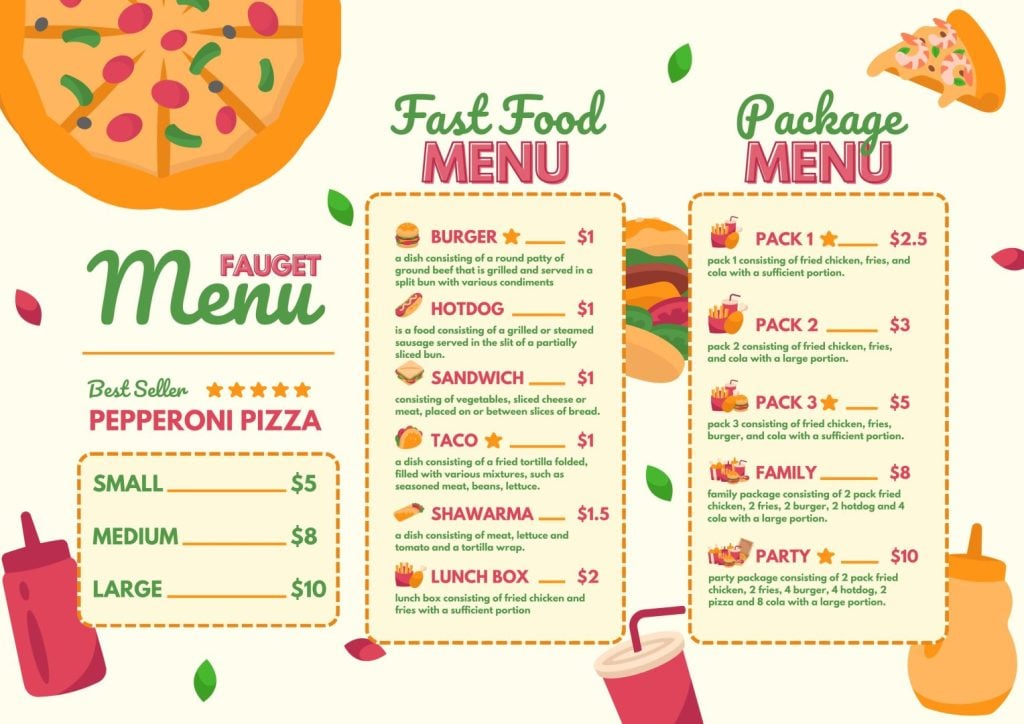 5 Best Restaurant Menu Templates [Includes Free Resources] - Restaurant Menu Templates -