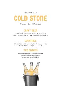 Best brewery menu templates and examples