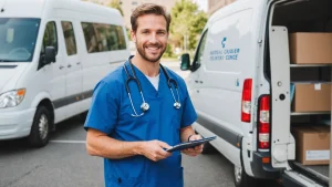 medical courier service rates