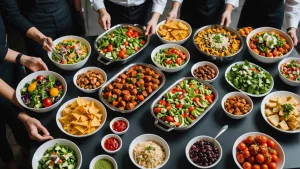 social media strategy for catering sales