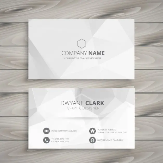 business card size