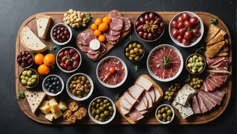 charcuterie menu examples