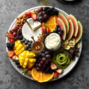 Fruit And Cheese Charcuterie Board