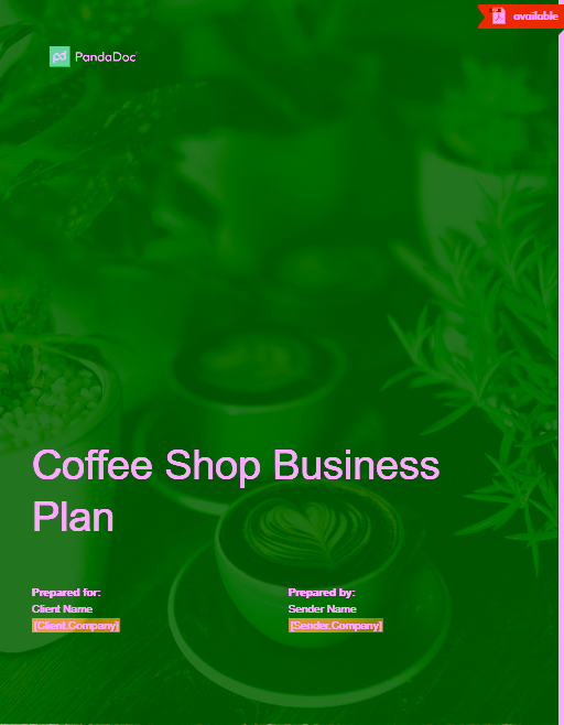 Coffee Shop Business Plan Templates