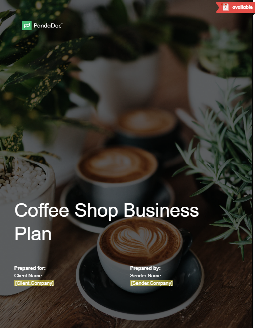 coffee shop business plan templates