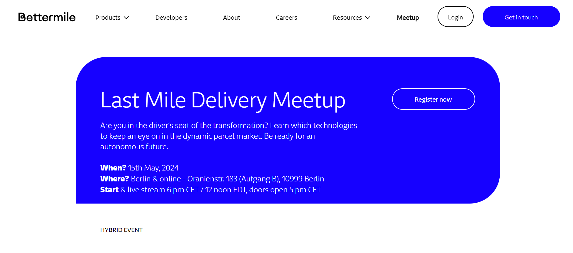 Last-Mile Delivery Conferences And Events Planned For 2025 - Last-Mile Delivery Conferences - Last-Mile Delivery Meetup