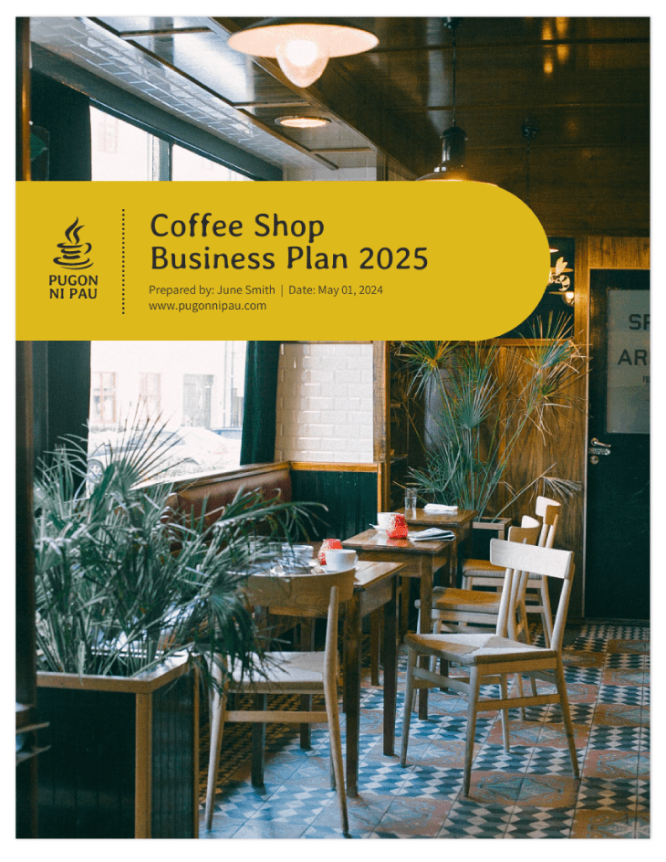 coffee shop business plan templates