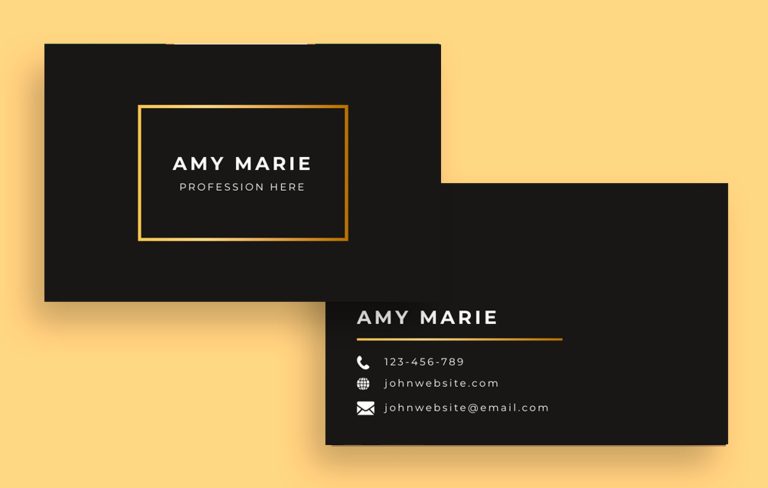 15 Free Business Card Templates To Elevate Your Brand - Business Card Template - Metrobi