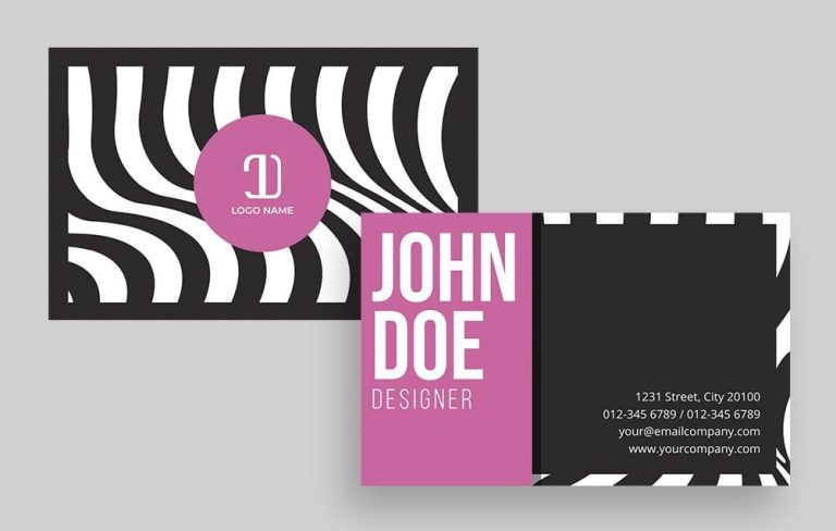 15 Free Business Card Templates To Elevate Your Brand - Business Card Template - Metrobi