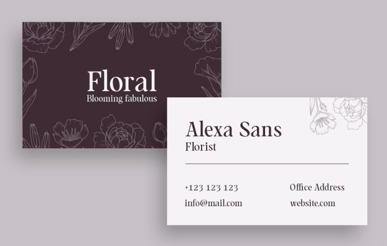15 Free Business Card Templates To Elevate Your Brand - Business Card Template - Metrobi