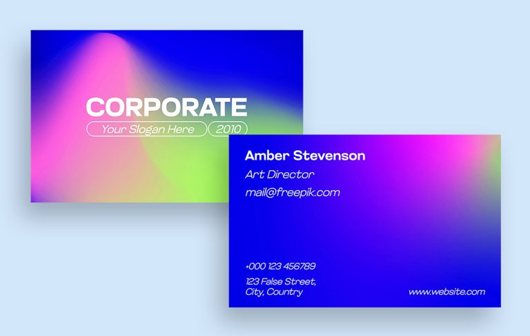 15 Free Business Card Templates To Elevate Your Brand - Business Card Template - Metrobi