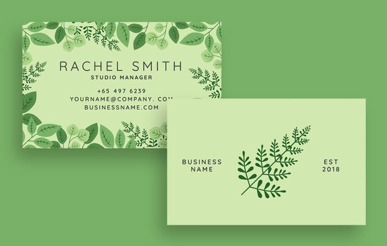 15 Free Business Card Templates To Elevate Your Brand - Business Card Template - Metrobi