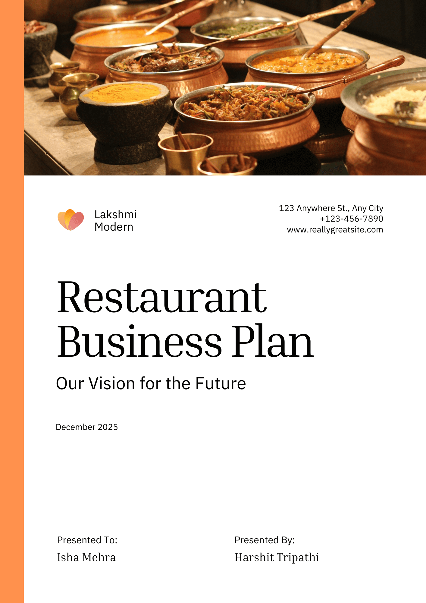 Free Restaurant Business Plan Templates - Restaurant Business Plan Templates - Basic