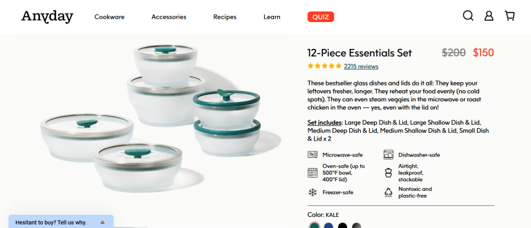 Best E-Commerce Product Page Examples For 2025 - E-Commerce Product Page Examples -