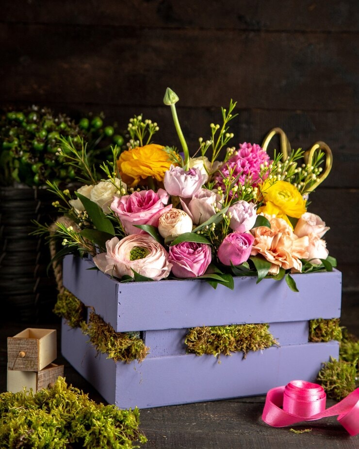 simple flower arrangement