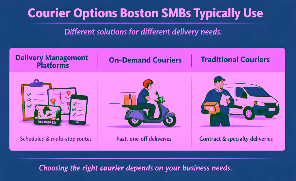 Courier Options Boston Smbs Typically Use