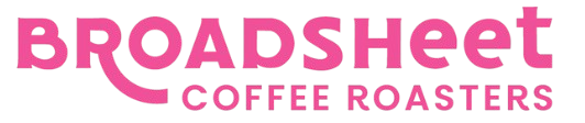 Broadsheet Coffee Roasters's logo, one of Metrobi's top customers in Boston.