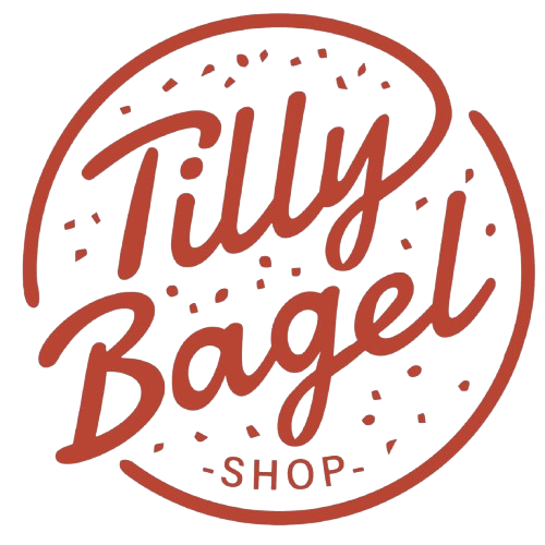 Tilly Bagel Shop's logo, one of Metrobi's top customers in Chicago.