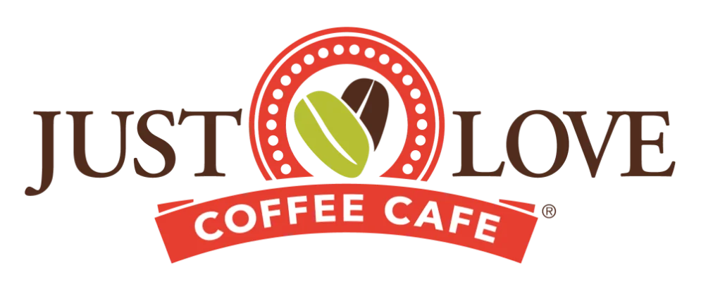 Just Love Coffee's logo, one of Metrobi's top customers in Nashville.