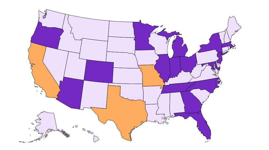 Metrobi US Map - Active Locations Oct 2026